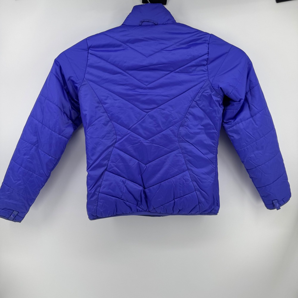 The North Face Womens Purple Quilted Insulated Puffer Jacket Medium Mint Lining - Picture 9 of 12